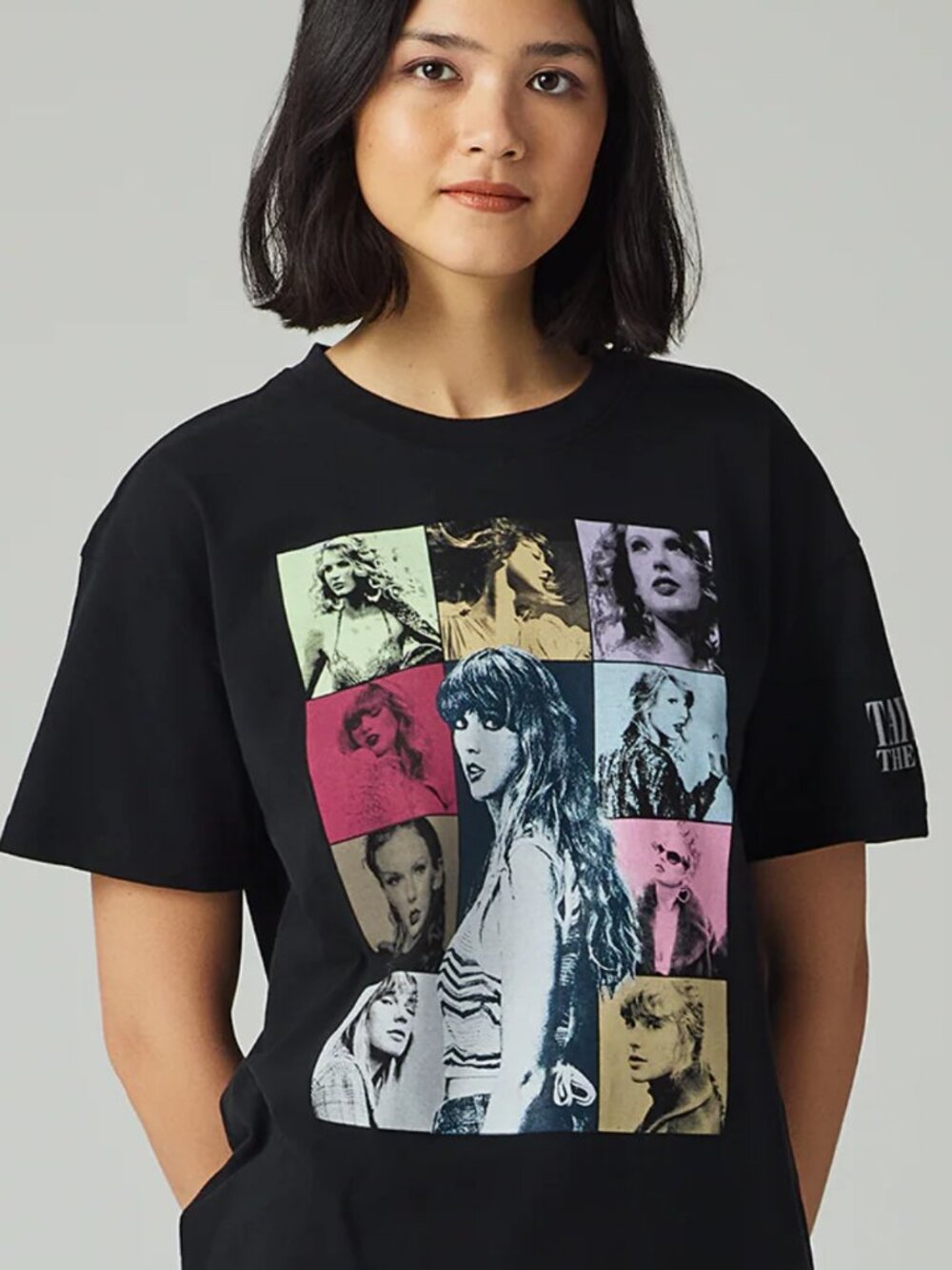 Taylor Swift Merch The Eras Tour black adult t-shirt size small